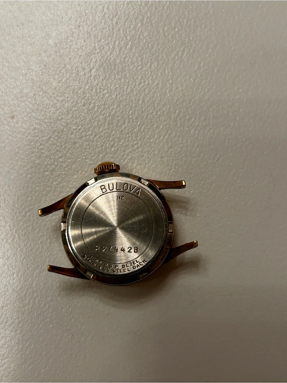 Ladies 10kgp Bulova watch